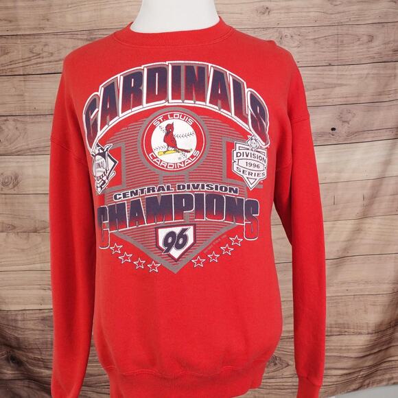 Vintage St. Louis Cardinals Sweatshirt Mens XL 1996 Champions Crewneck Lee USA - Picture 5 of 10
